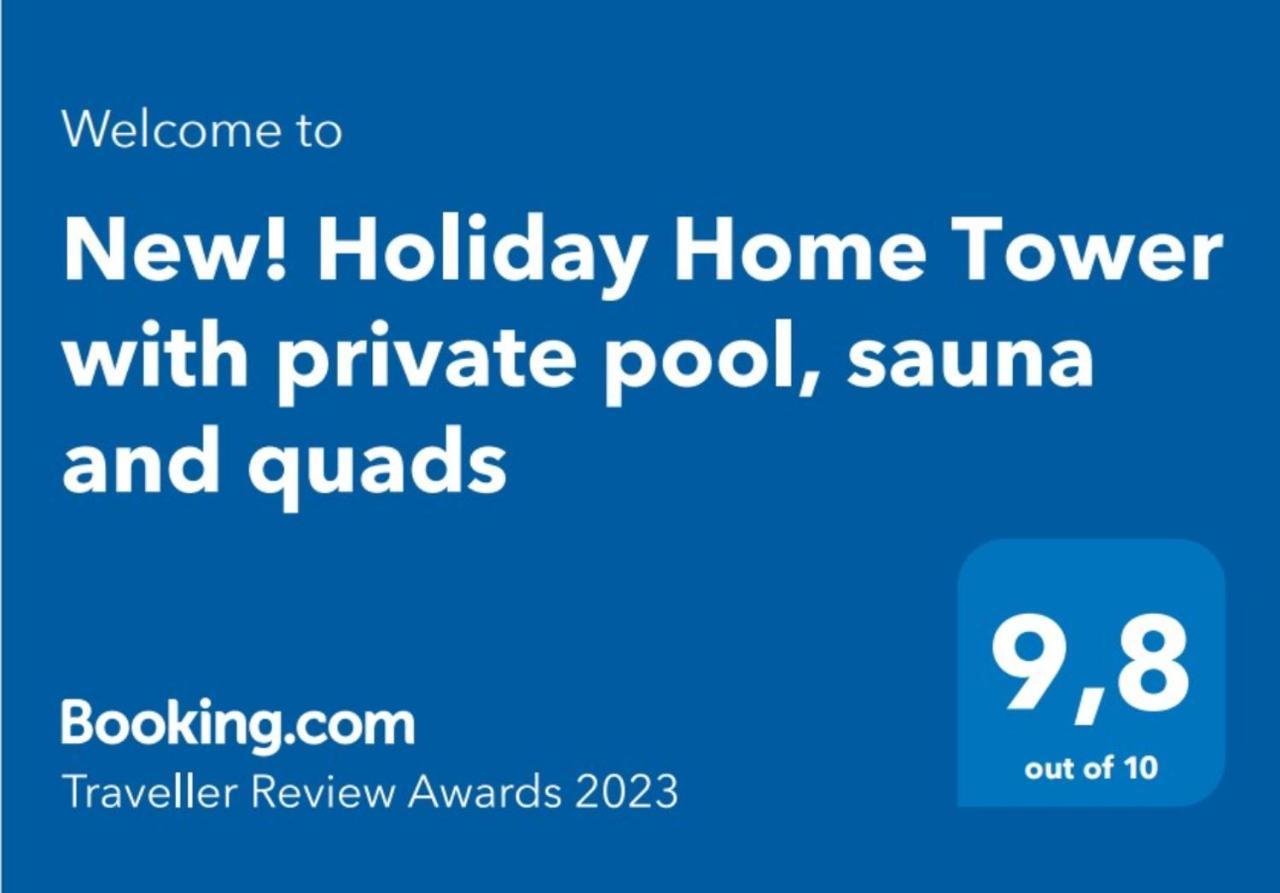 Holiday Home Tower With Private Pool, Sauna And Quads Smilcic エクステリア 写真